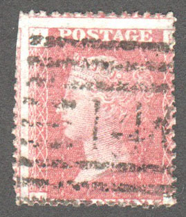 Great Britain Scott 33 Used Plate 149 - NJ - Click Image to Close